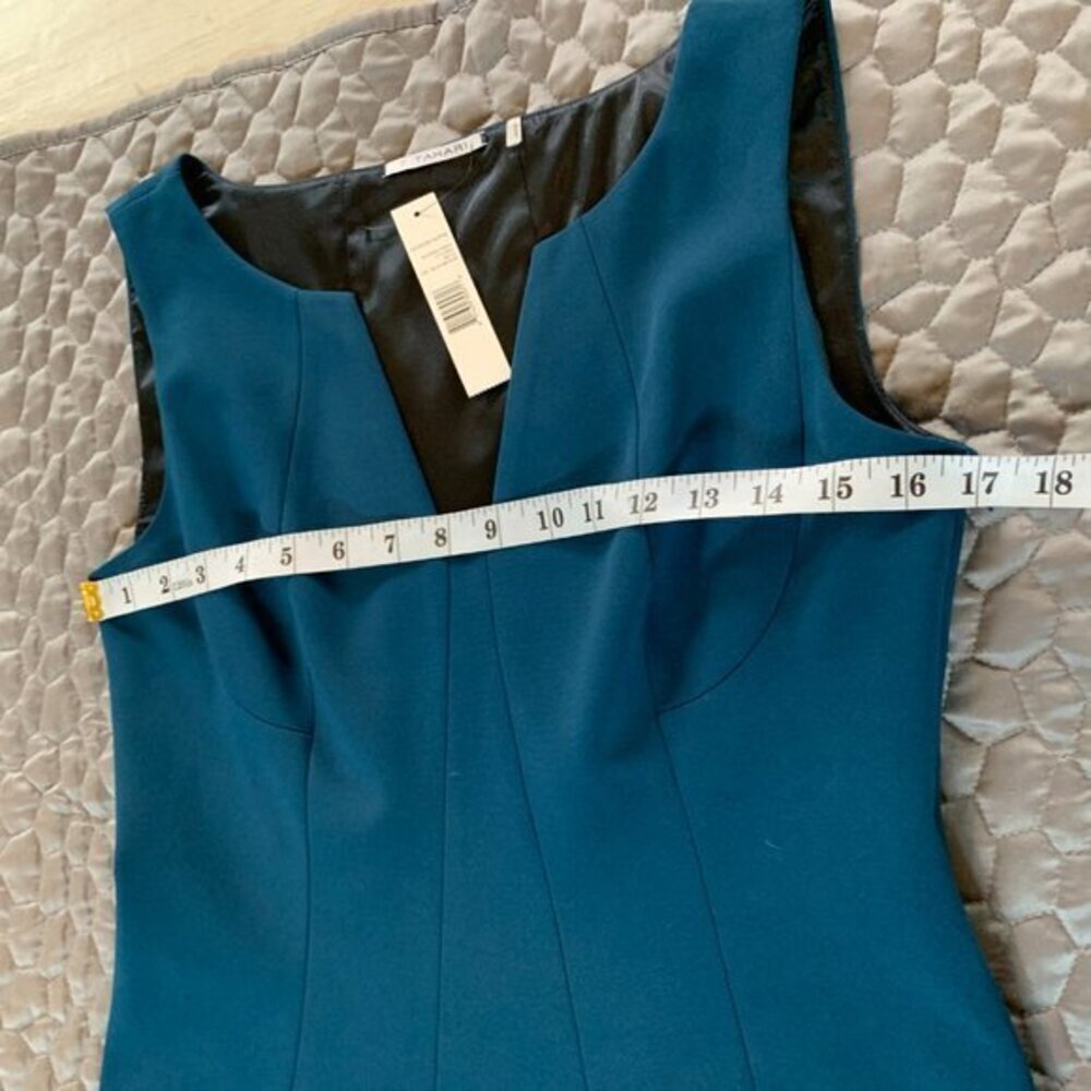 T Tahari Alexina Fit-and-Flare Dress NWT - Picture 10 of 13